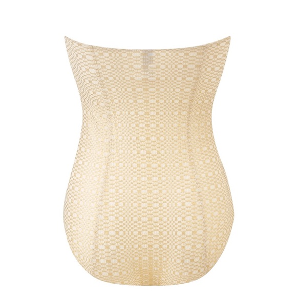 NWOT Lisa Marie Fernandez Buckle Bandeau Maillot swimsuit - Picture 9 of 13